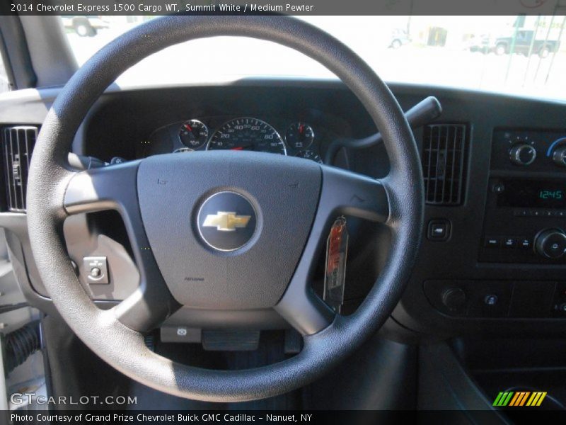 Summit White / Medium Pewter 2014 Chevrolet Express 1500 Cargo WT