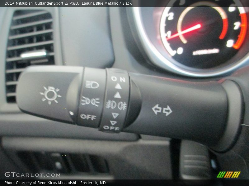 Laguna Blue Metallic / Black 2014 Mitsubishi Outlander Sport ES AWD
