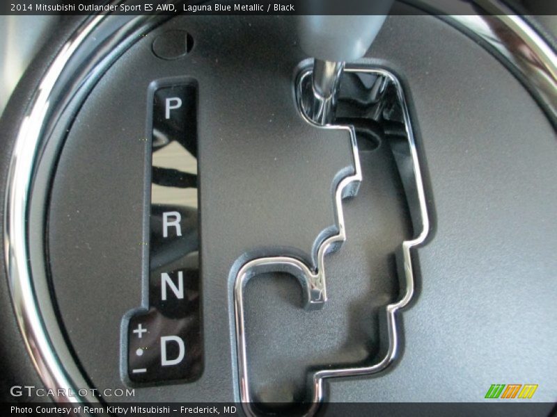 Laguna Blue Metallic / Black 2014 Mitsubishi Outlander Sport ES AWD