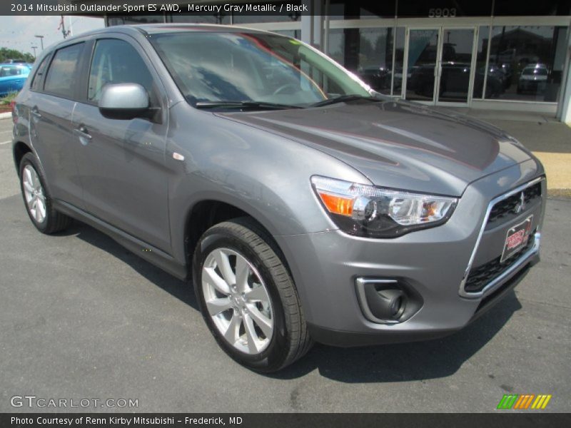 Mercury Gray Metallic / Black 2014 Mitsubishi Outlander Sport ES AWD