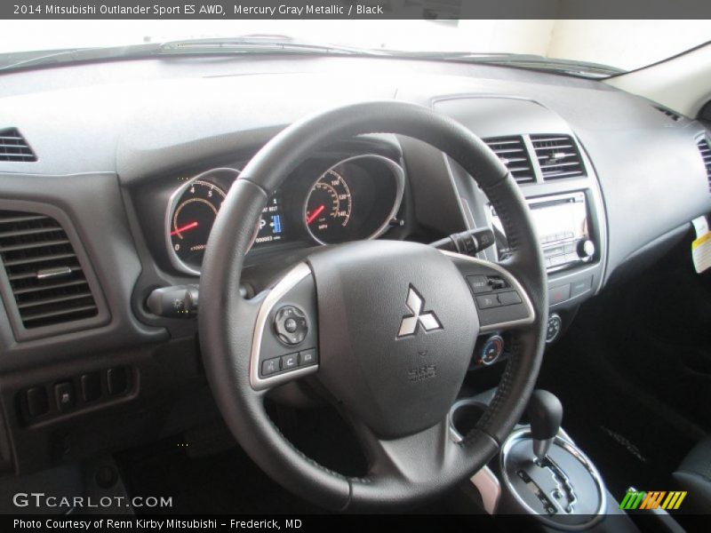 Mercury Gray Metallic / Black 2014 Mitsubishi Outlander Sport ES AWD