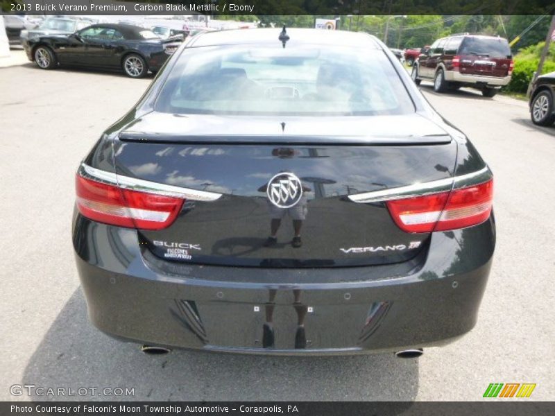 Carbon Black Metallic / Ebony 2013 Buick Verano Premium