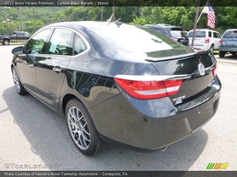 Carbon Black Metallic / Ebony 2013 Buick Verano Premium
