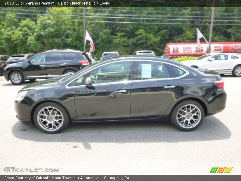 Carbon Black Metallic / Ebony 2013 Buick Verano Premium