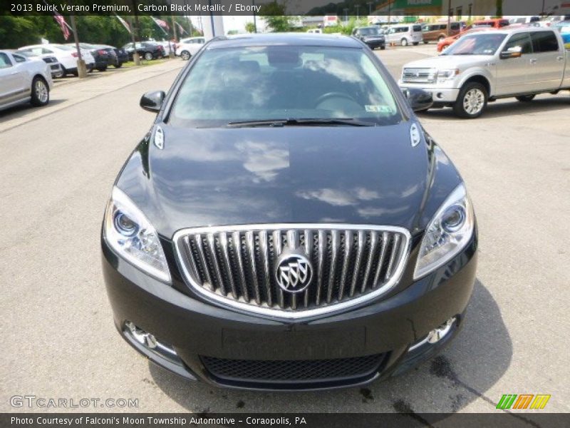Carbon Black Metallic / Ebony 2013 Buick Verano Premium
