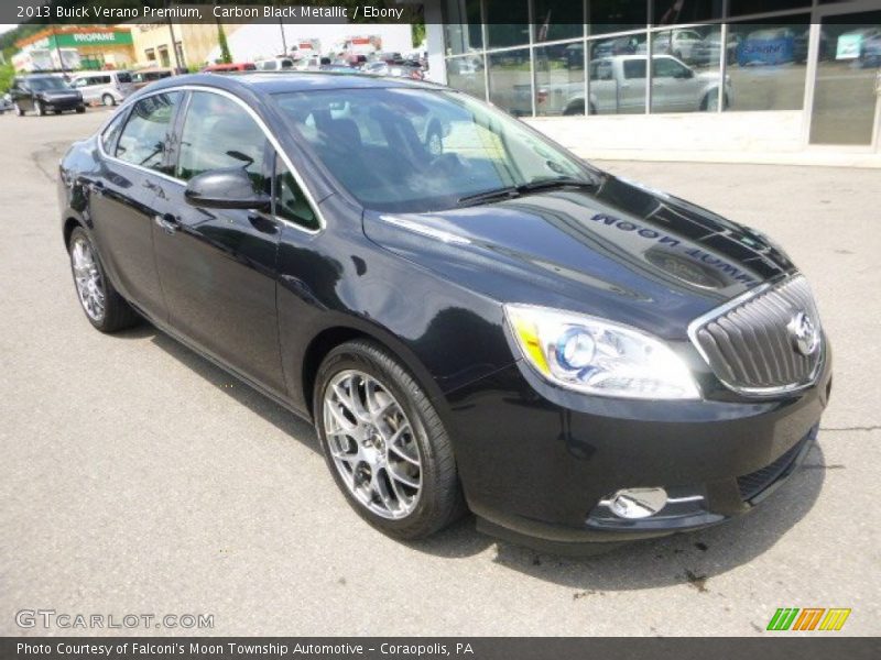 Carbon Black Metallic / Ebony 2013 Buick Verano Premium