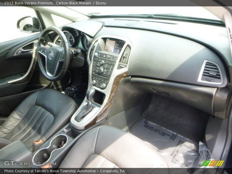 Carbon Black Metallic / Ebony 2013 Buick Verano Premium