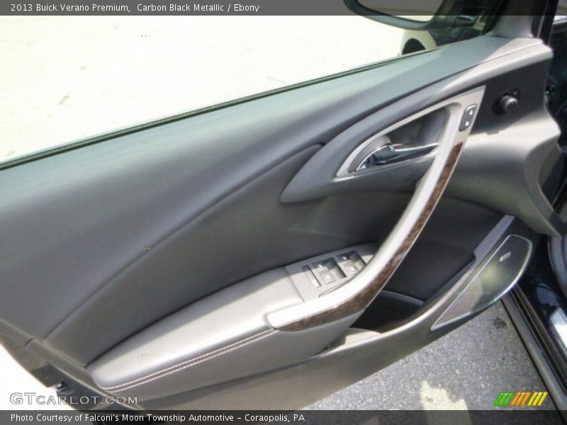 Carbon Black Metallic / Ebony 2013 Buick Verano Premium