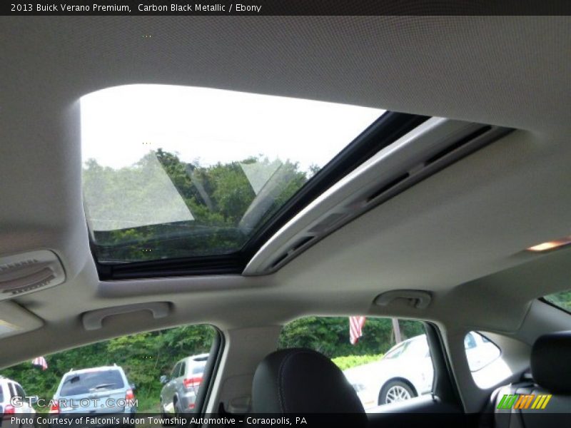 Carbon Black Metallic / Ebony 2013 Buick Verano Premium