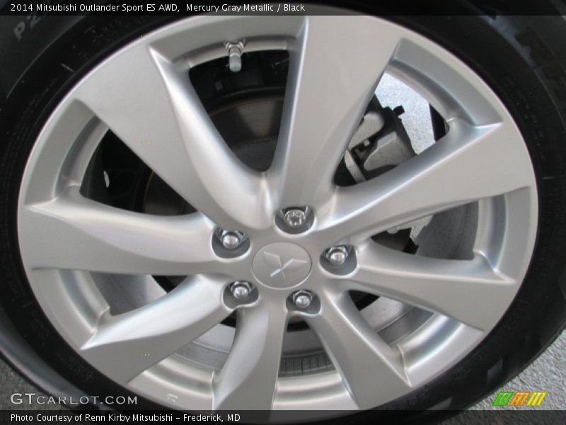 Mercury Gray Metallic / Black 2014 Mitsubishi Outlander Sport ES AWD