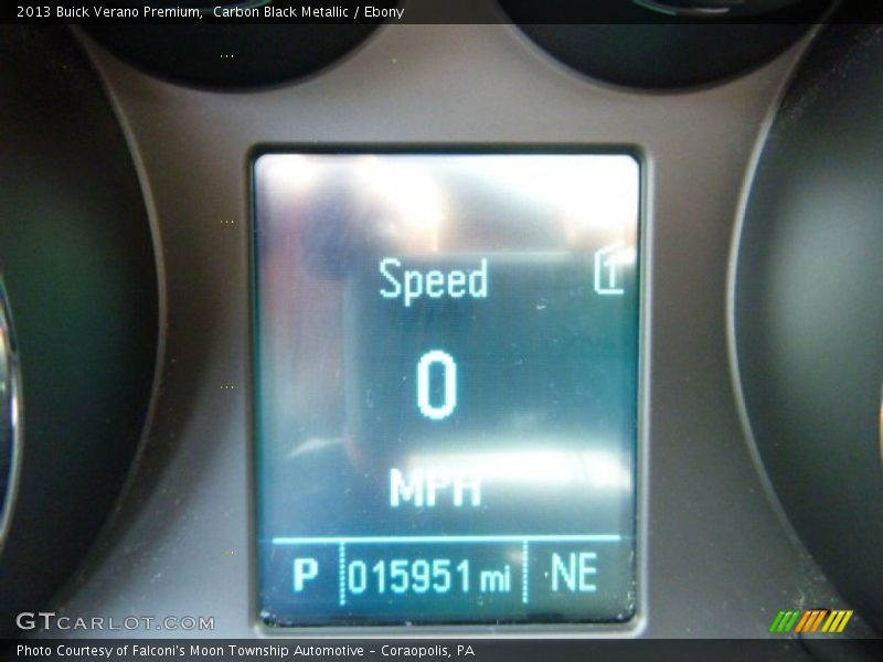 Carbon Black Metallic / Ebony 2013 Buick Verano Premium
