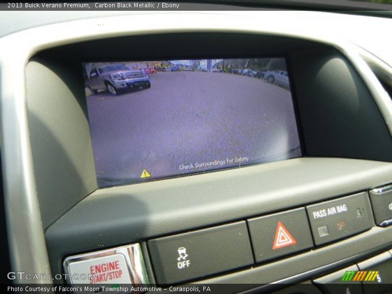 Carbon Black Metallic / Ebony 2013 Buick Verano Premium