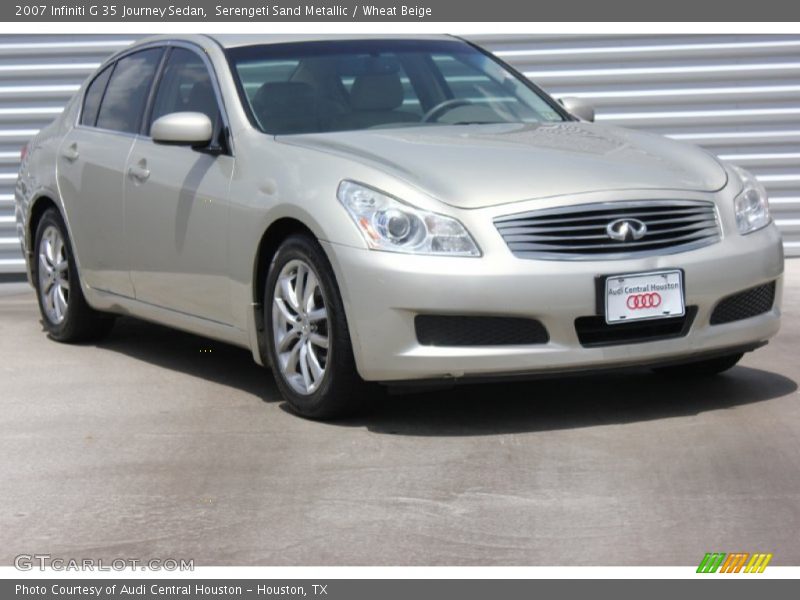 Serengeti Sand Metallic / Wheat Beige 2007 Infiniti G 35 Journey Sedan