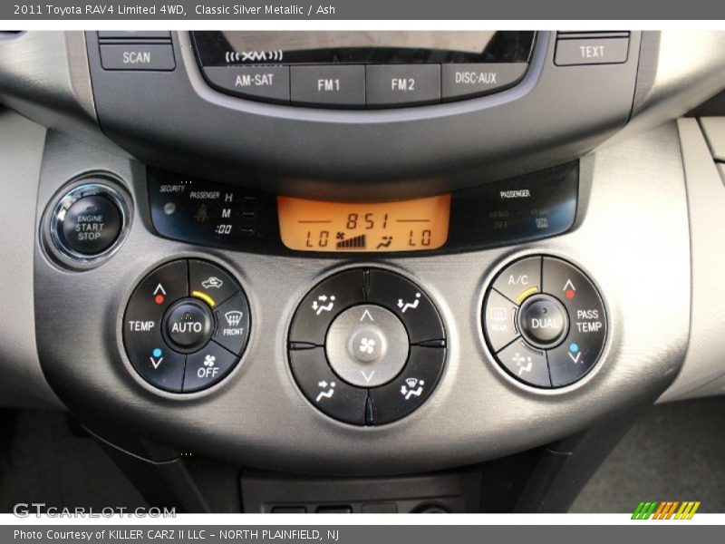 Controls of 2011 RAV4 Limited 4WD