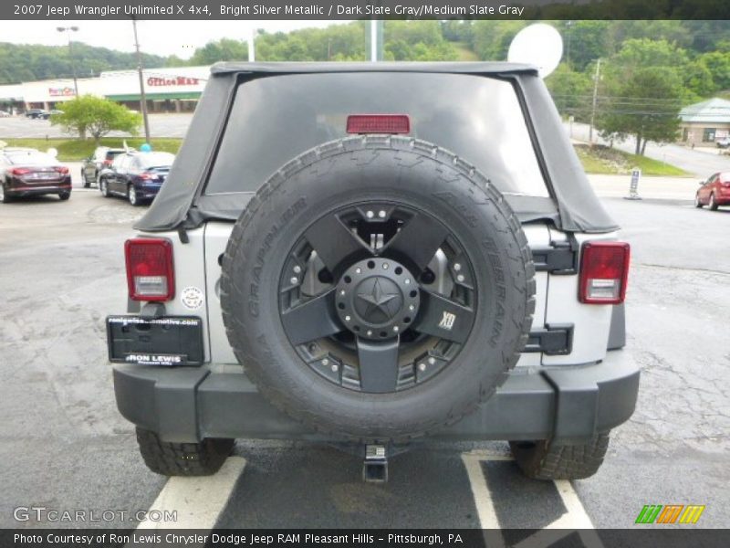 Bright Silver Metallic / Dark Slate Gray/Medium Slate Gray 2007 Jeep Wrangler Unlimited X 4x4