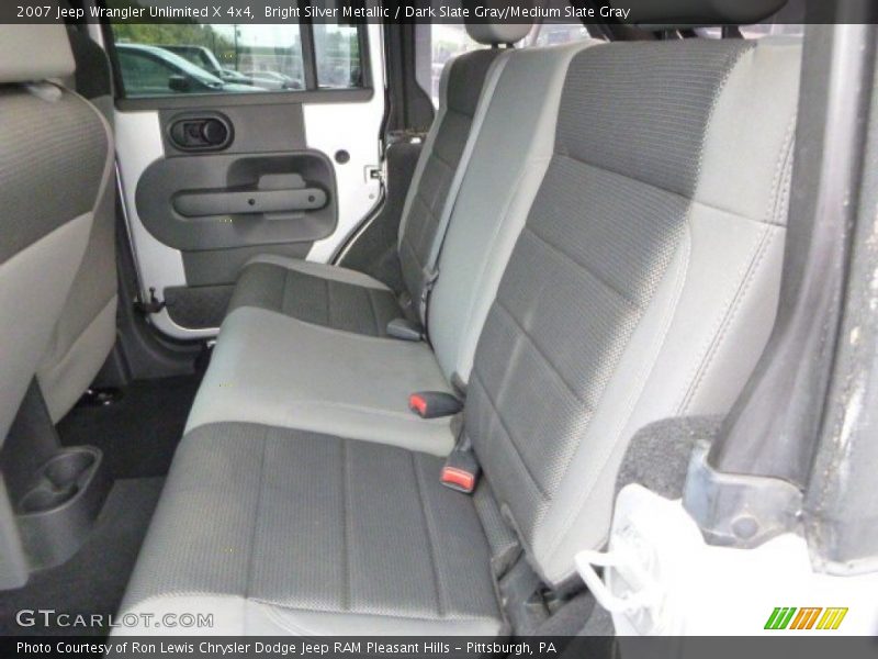 Bright Silver Metallic / Dark Slate Gray/Medium Slate Gray 2007 Jeep Wrangler Unlimited X 4x4