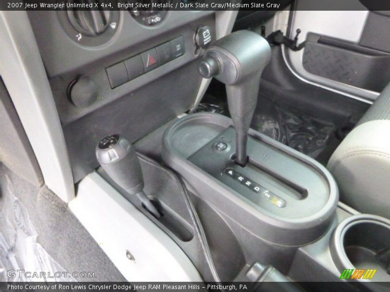 Bright Silver Metallic / Dark Slate Gray/Medium Slate Gray 2007 Jeep Wrangler Unlimited X 4x4