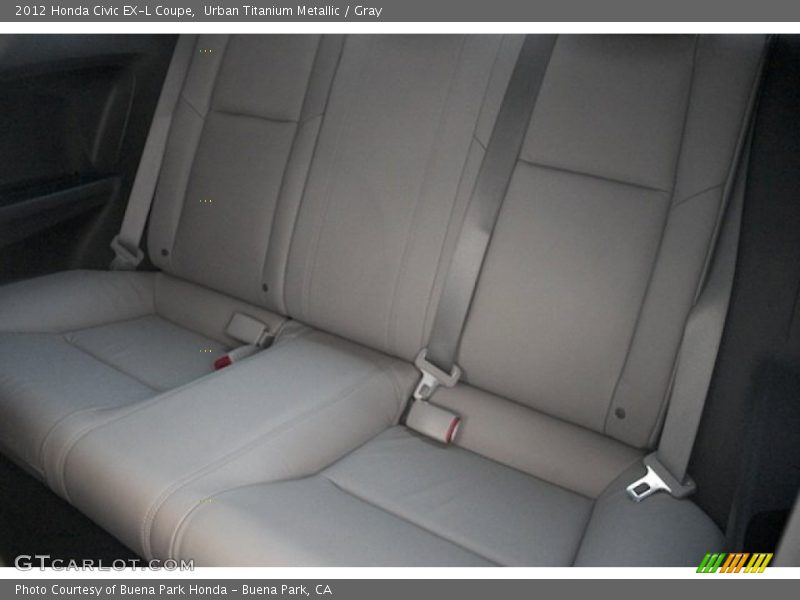 Urban Titanium Metallic / Gray 2012 Honda Civic EX-L Coupe
