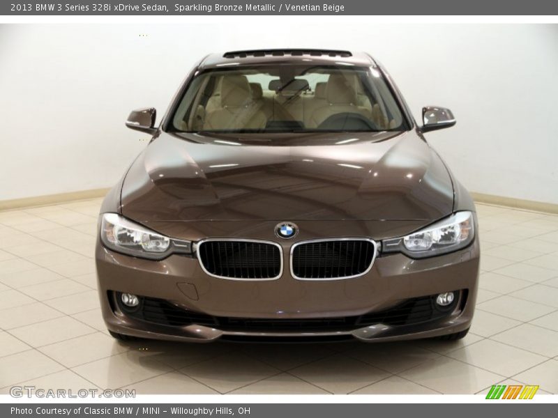 Sparkling Bronze Metallic / Venetian Beige 2013 BMW 3 Series 328i xDrive Sedan