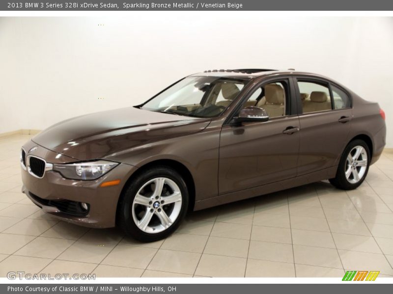 Front 3/4 View of 2013 3 Series 328i xDrive Sedan
