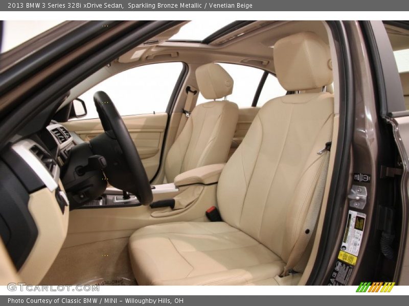 Sparkling Bronze Metallic / Venetian Beige 2013 BMW 3 Series 328i xDrive Sedan