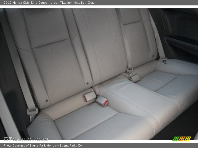 Urban Titanium Metallic / Gray 2012 Honda Civic EX-L Coupe