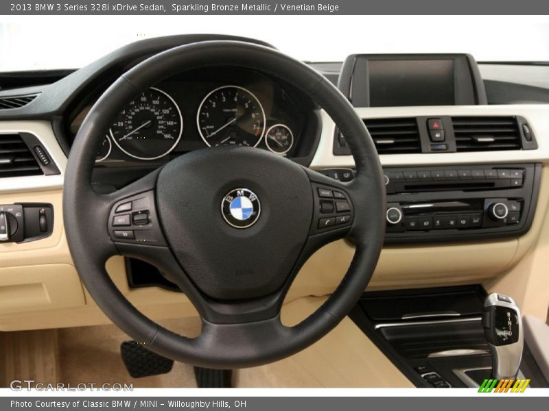 Sparkling Bronze Metallic / Venetian Beige 2013 BMW 3 Series 328i xDrive Sedan