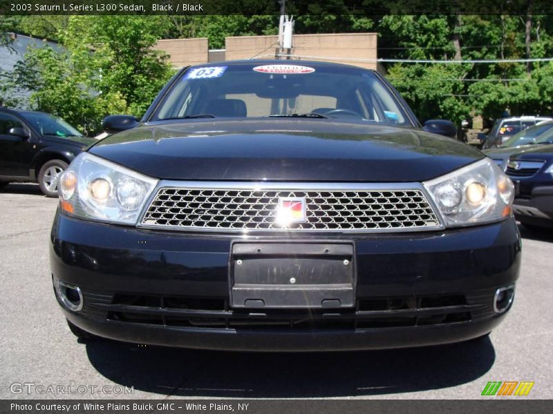 Black / Black 2003 Saturn L Series L300 Sedan