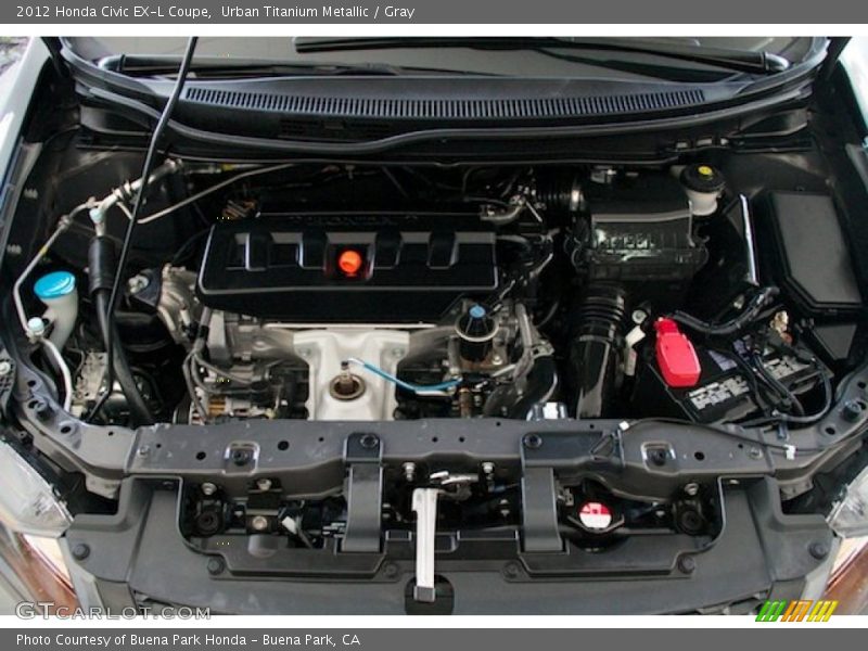 Urban Titanium Metallic / Gray 2012 Honda Civic EX-L Coupe