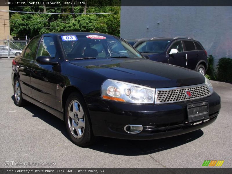 Black / Black 2003 Saturn L Series L300 Sedan
