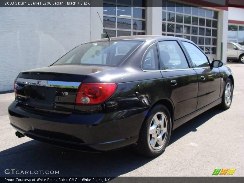 Black / Black 2003 Saturn L Series L300 Sedan