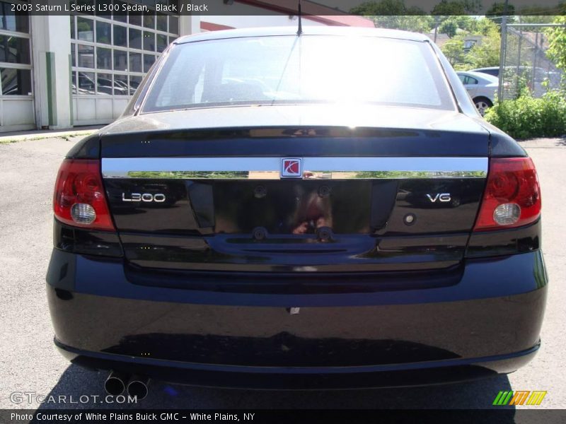 Black / Black 2003 Saturn L Series L300 Sedan