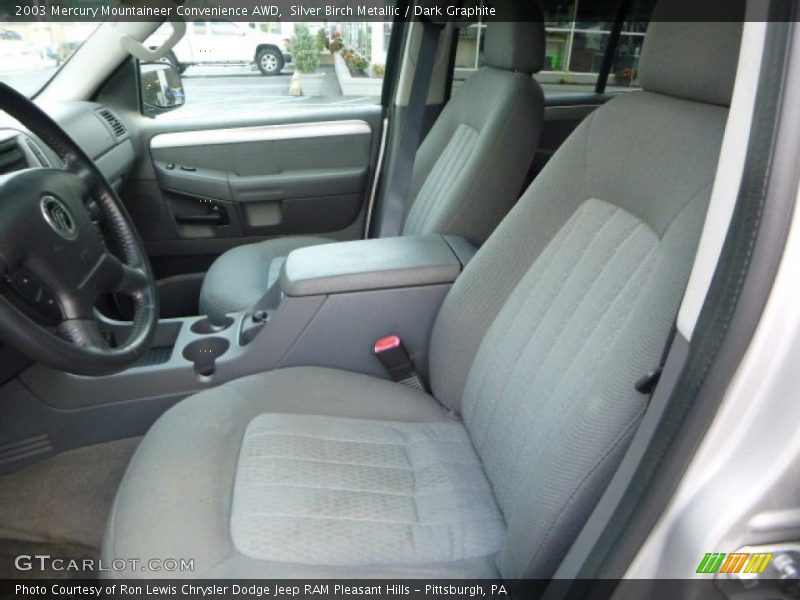 Silver Birch Metallic / Dark Graphite 2003 Mercury Mountaineer Convenience AWD