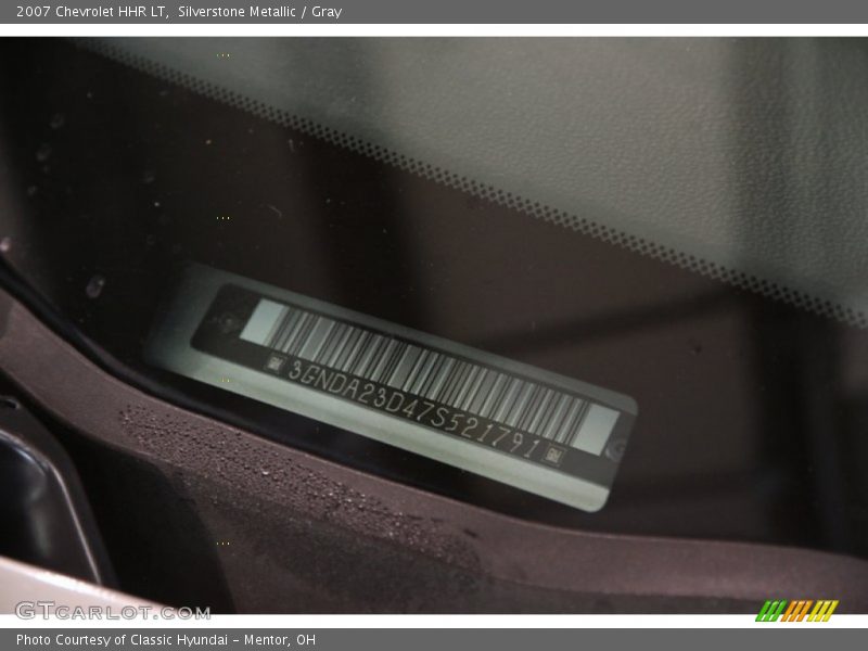 Silverstone Metallic / Gray 2007 Chevrolet HHR LT