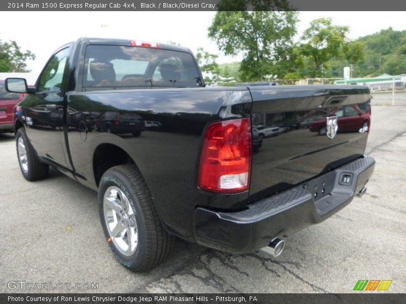 Black / Black/Diesel Gray 2014 Ram 1500 Express Regular Cab 4x4