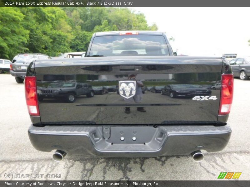 Black / Black/Diesel Gray 2014 Ram 1500 Express Regular Cab 4x4