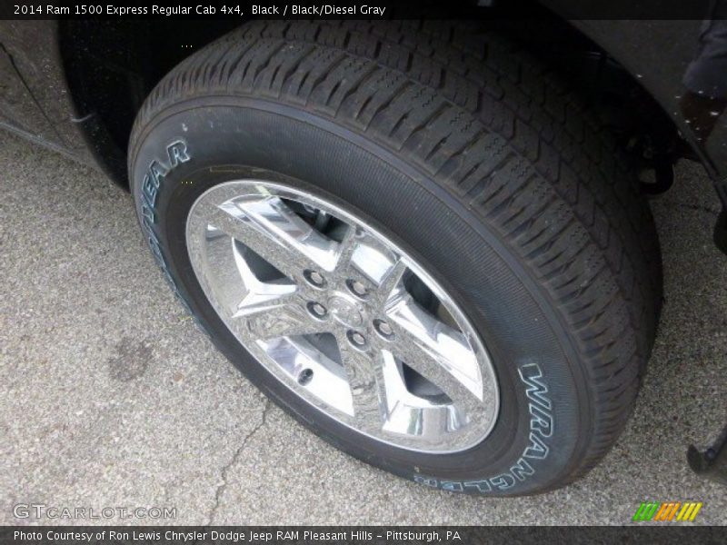 Black / Black/Diesel Gray 2014 Ram 1500 Express Regular Cab 4x4