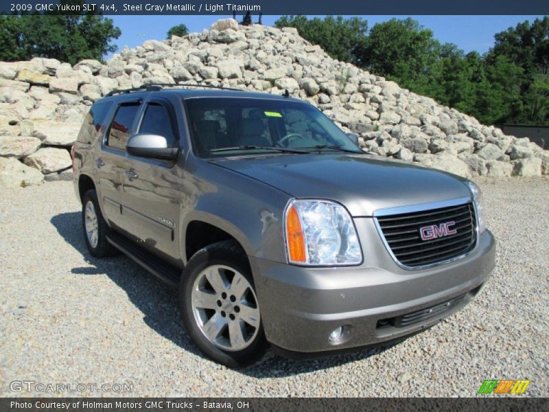  2009 Yukon SLT 4x4 Light Titanium Interior