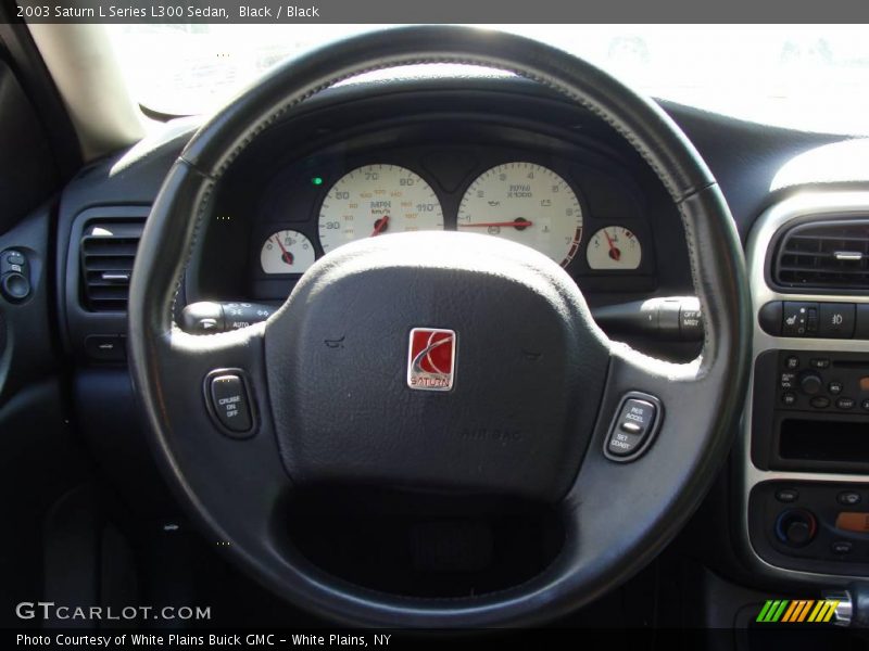 Black / Black 2003 Saturn L Series L300 Sedan