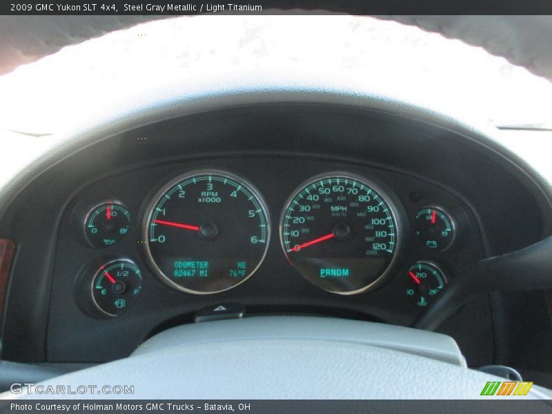 Steel Gray Metallic / Light Titanium 2009 GMC Yukon SLT 4x4