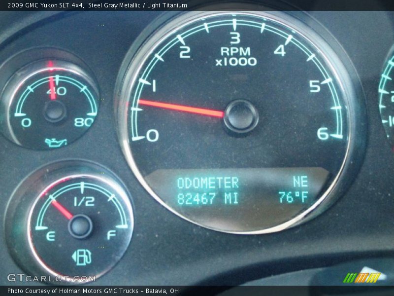 Steel Gray Metallic / Light Titanium 2009 GMC Yukon SLT 4x4