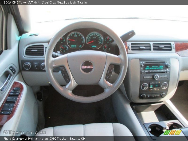 Steel Gray Metallic / Light Titanium 2009 GMC Yukon SLT 4x4