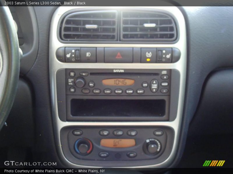 Black / Black 2003 Saturn L Series L300 Sedan