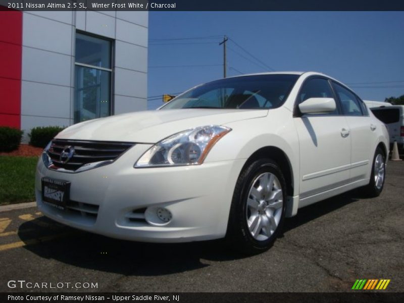 Winter Frost White / Charcoal 2011 Nissan Altima 2.5 SL