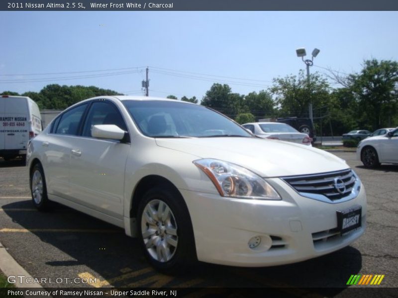 Winter Frost White / Charcoal 2011 Nissan Altima 2.5 SL