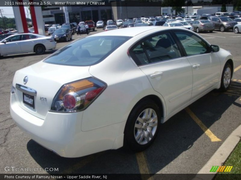 Winter Frost White / Charcoal 2011 Nissan Altima 2.5 SL