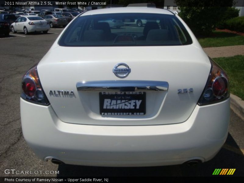Winter Frost White / Charcoal 2011 Nissan Altima 2.5 SL
