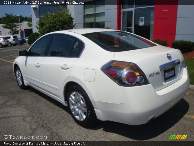 Winter Frost White / Charcoal 2011 Nissan Altima 2.5 SL