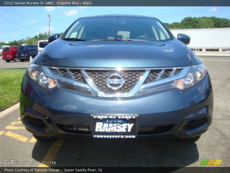 Graphite Blue / Black 2012 Nissan Murano SV AWD