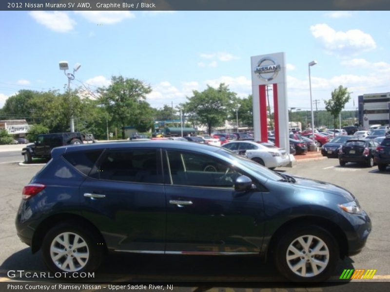Graphite Blue / Black 2012 Nissan Murano SV AWD
